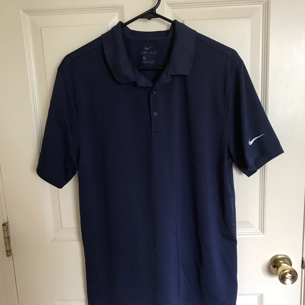 Nike DriFit Polo in Navy